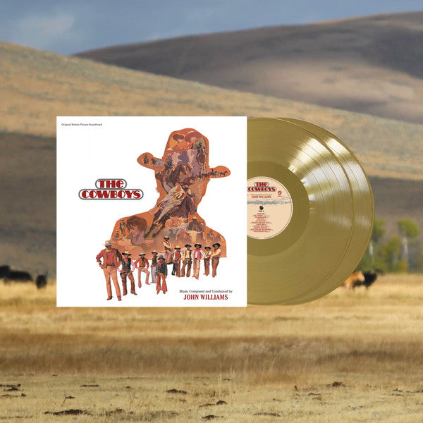John Williams (4) : The Cowboys (Original Motion Picture Soundtrack) (2xLP, Album, Dlx, Ltd, Gol)