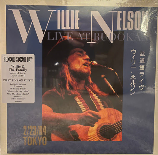Willie Nelson : Willie Nelson Live At Budokan (2xLP, RE)