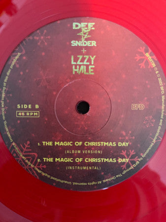 Dee Snider + Lzzy Hale : The Magic Of Christmas Day (12", Single, Ltd, Red)