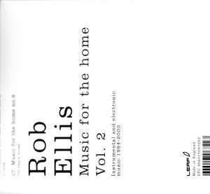 Rob Ellis : Music For The Home Vol. 2 (CD, Dig)