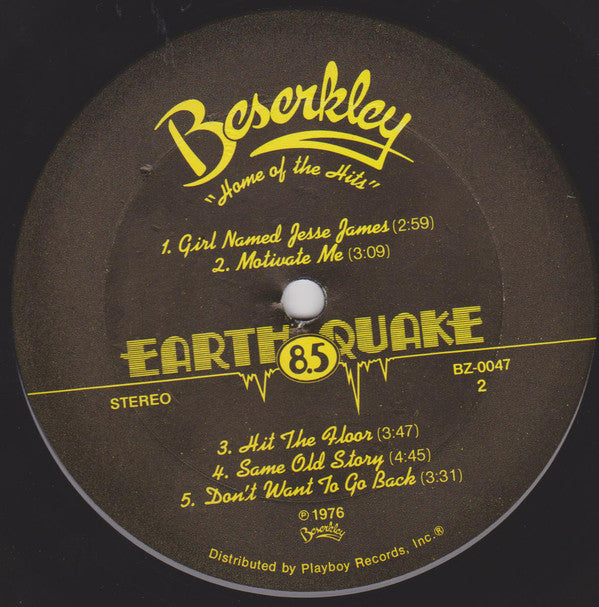 Earth Quake (2) : 8.5 (LP, Album, Gat)