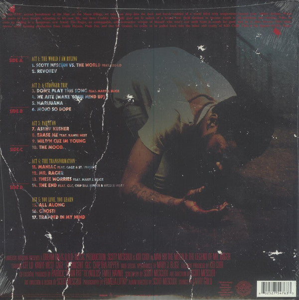 Kid Cudi : Man On The Moon II: The Legend Of Mr. Rager (2xLP, Album)