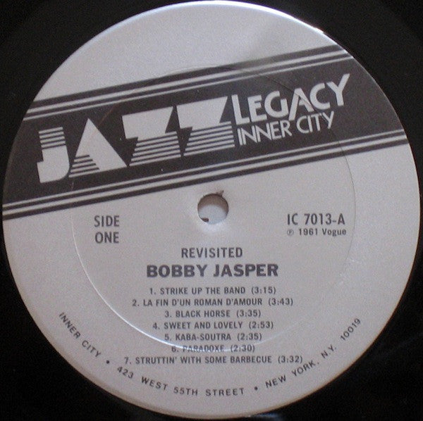 Bobby Jaspar : Revisited (LP, Comp)