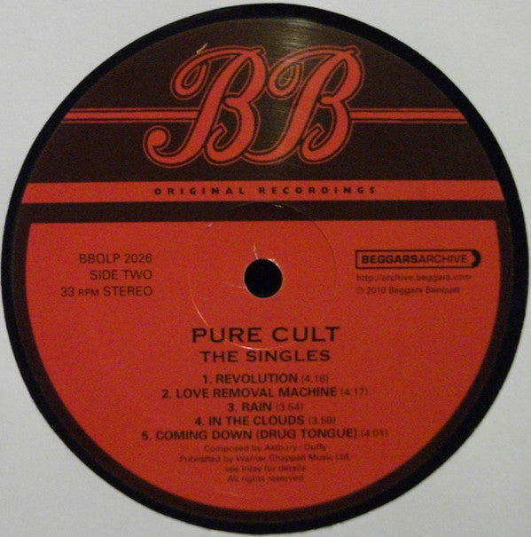 The Cult : Pure Cult The Singles 1984 - 1995 (2xLP, Comp, RE, RM, Gat)