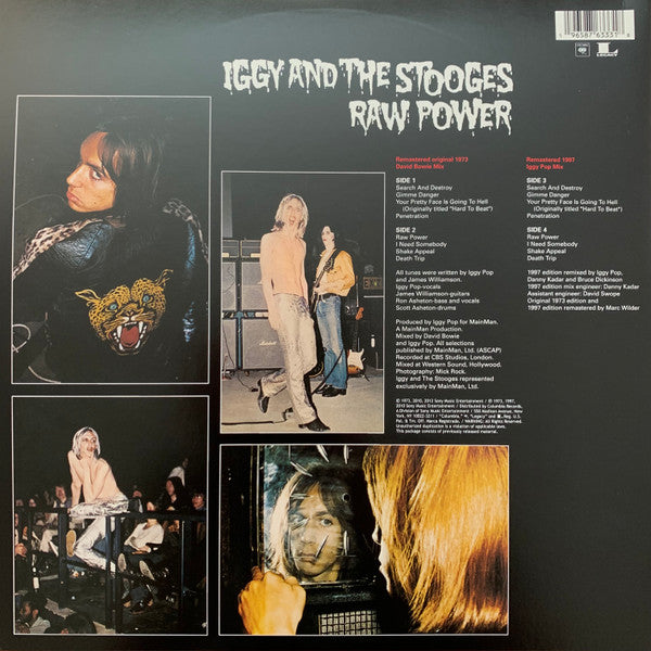 The Stooges : Raw Power (LP, Album, RP, Gol + LP, Album, RP, Gol + S/Editio)