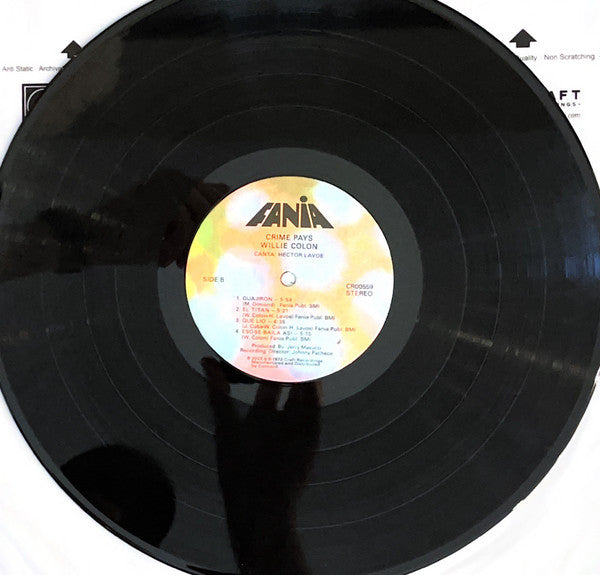 Willie Colón Canta Hector Lavoe : Crime Pays (LP,Compilation,Reissue,Stereo)