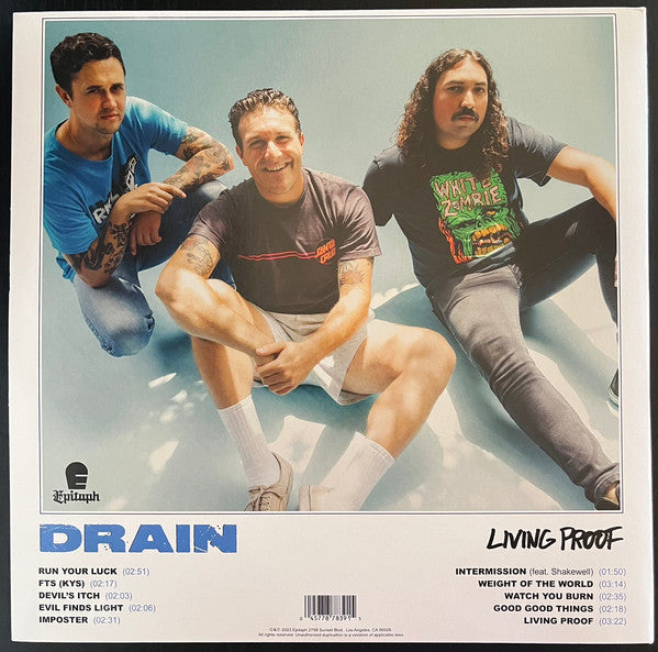 Drain (17) : Living Proof (LP, Album)