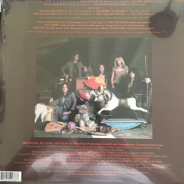 Aerosmith : Toys In The Attic (LP, Album, RE, RM, RP)