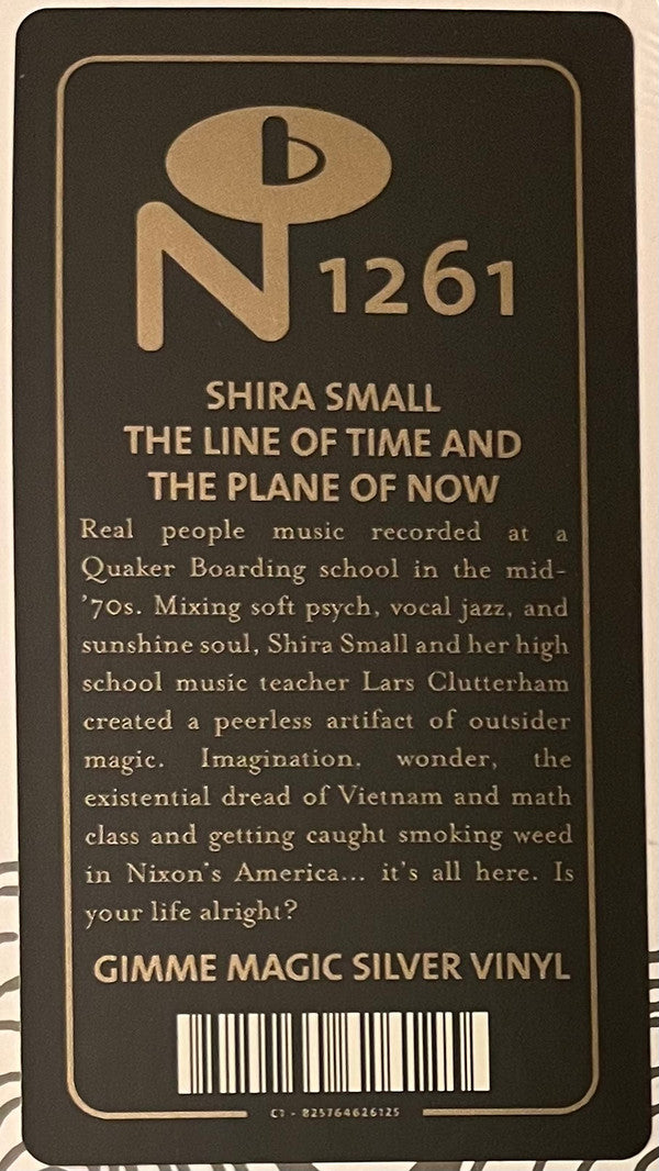 Shira Small : The Line Of Time And The Plane Of Now (LP, Album, RE, Sil)