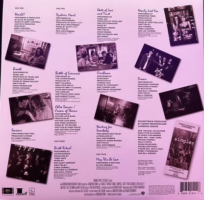 Various : Singles - Original Motion Picture Soundtrack (2xLP, Comp, RE + CD, Comp, Dlx, RE)