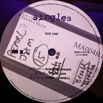 Various : Singles - Original Motion Picture Soundtrack (2xLP, Comp, RE + CD, Comp, Dlx, RE)