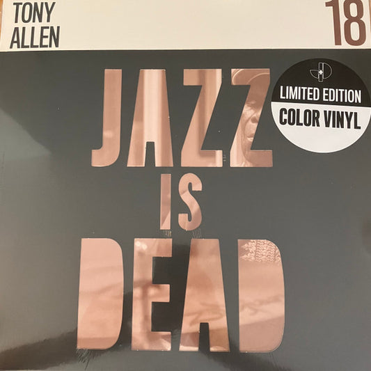 Tony Allen / Adrian Younge : Jazz Is Dead 18 (LP, Album, Gol)