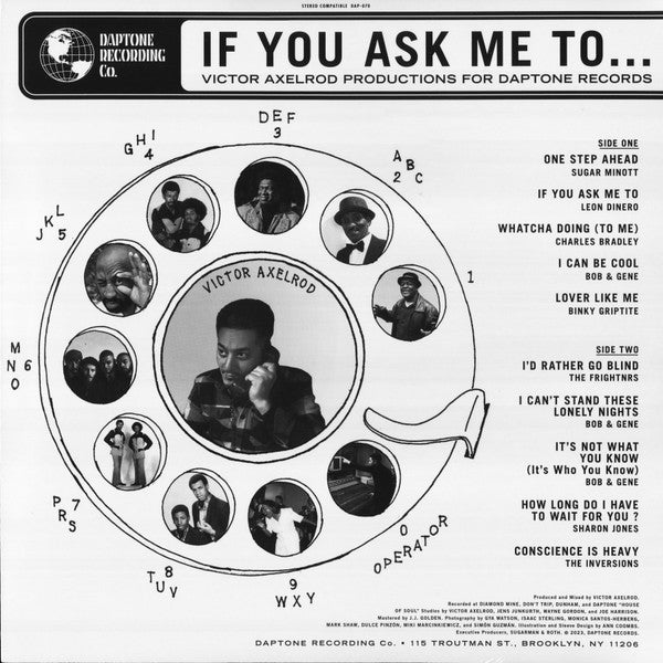 Victor Axelrod : If You Ask Me To... (Victor Axelrod Productions For Daptone Records) (LP,Limited Edition)