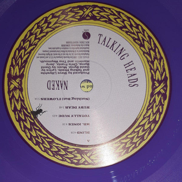 Talking Heads : Naked (LP,Album,Limited Edition,Reissue)