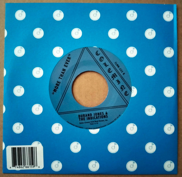 Durand Jones & The Indications : Ride Or Die (7",45 RPM,Single)