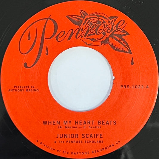 Junior Scaife & Penrose Scholars, The : When My Heart Beats (7",45 RPM,Single)