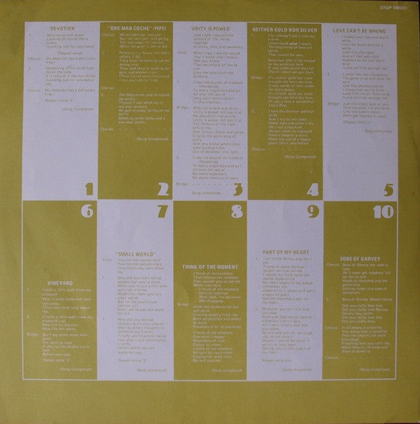 Joe Higgs : Unity Is Power (LP, Album)