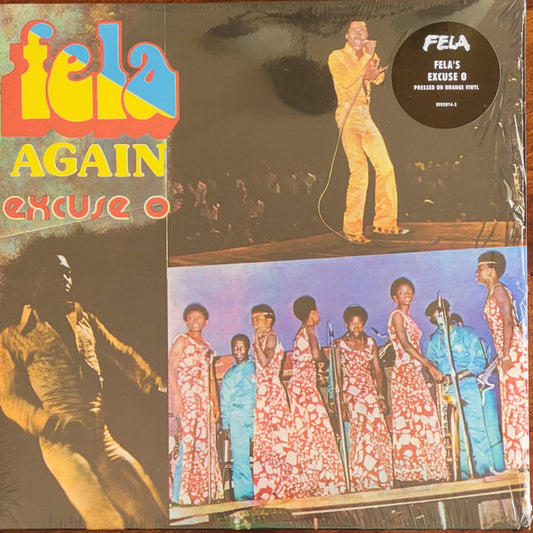 Fela* And The Africa 70* : Excuse O (LP, Album, Ltd, RE, ora)