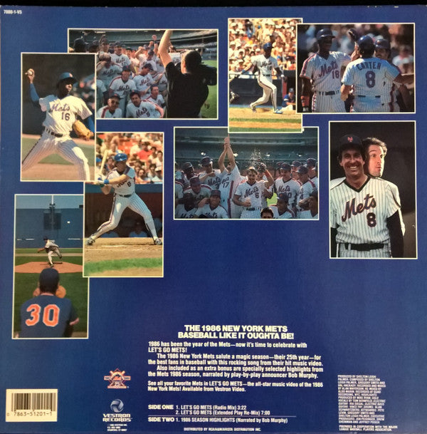 The New York Mets : Let's Go Mets! (12", Single)