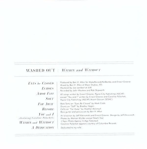 Washed Out : Within And Without (CD, Album)