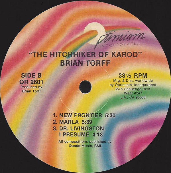 Brian Torff : Hitchhiker Of Karoo (LP, Album)