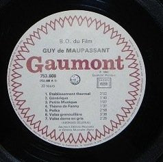 Georges Delerue : Guy De Maupassant (Bande Originale Du Film) (LP, Album)