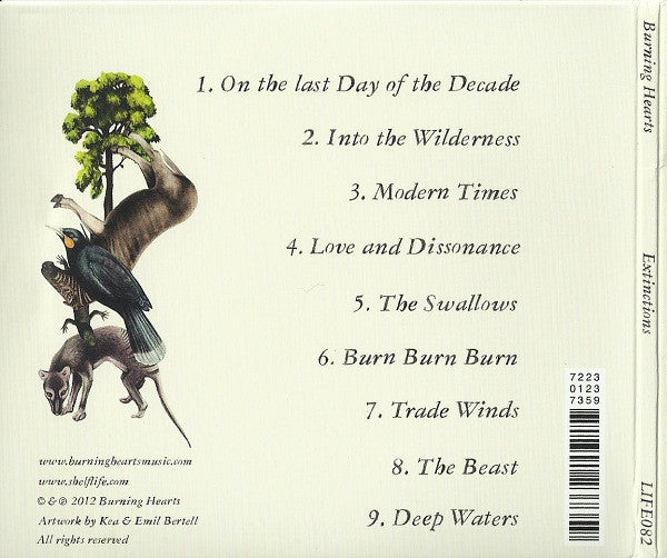 Burning Hearts : Extinctions (CD, Album)