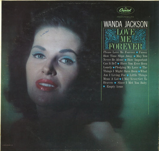 Wanda Jackson : Love Me Forever (LP, Mono)