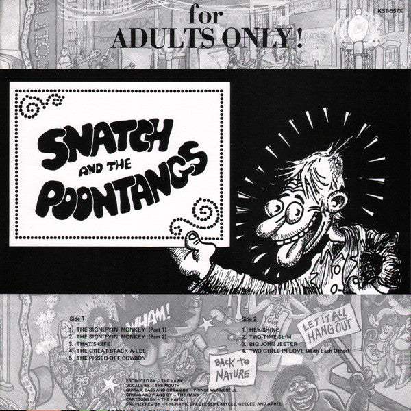 Snatch And The Poontangs : Snatch And The Poontangs (LP, Album, RE)