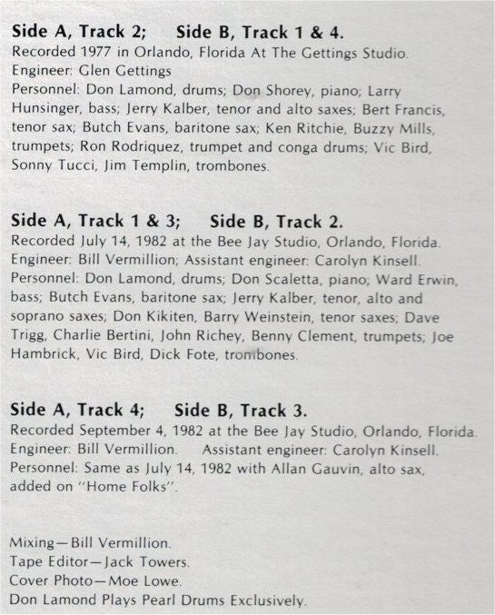 Don Lamond & The Big Swing Band : Extraordinary (LP, Album)