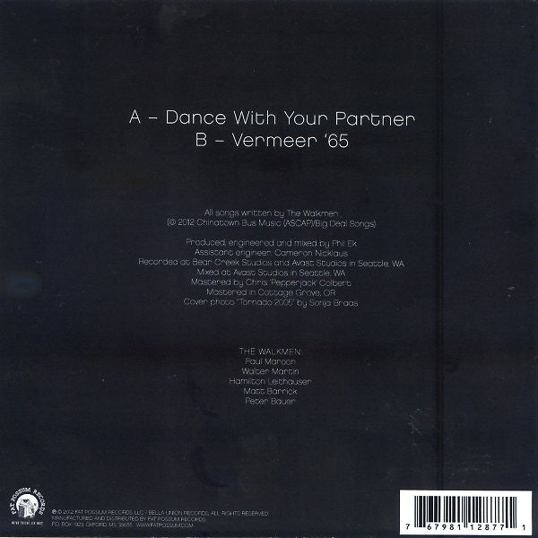 The Walkmen : Dance With Your Partner / Vermeer '65 (7", Single, Ltd)