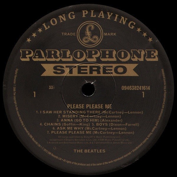 The Beatles : Please Please Me (LP, Album, RE, RM, 180)