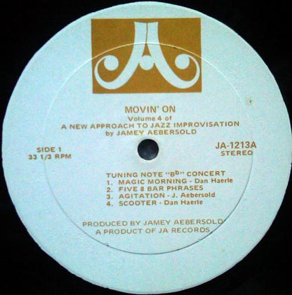Jamey Aebersold : Movin' On Volume 4 (LP)