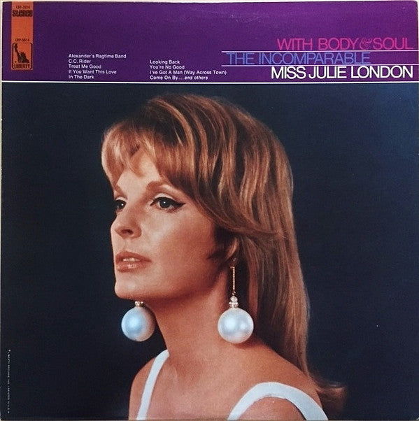 Julie London : With Body & Soul (LP)