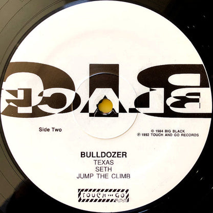 Big Black : Bulldozer (12", EP, RE, RM)
