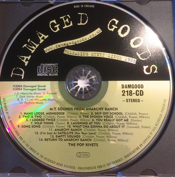 The Pop Rivets : MT Sounds From Anarchy Ranch (CD, Album, RE)