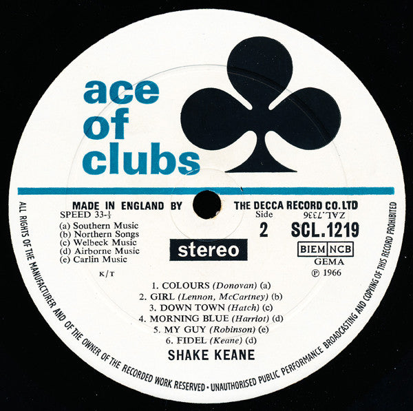 Shake Keane : That's The Noise (LP, Album)