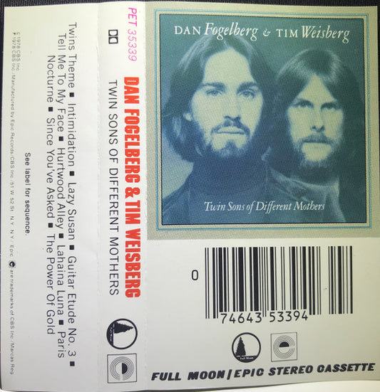 Dan Fogelberg & Tim Weisberg : Twin Sons Of Different Mothers (Cass, Album, RE)