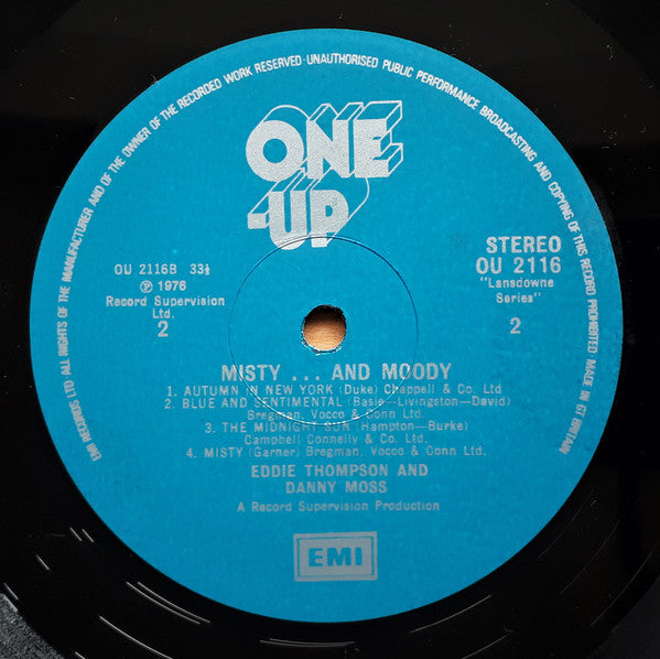 Eddie Thompson And Danny Moss : Misty...And Moody (LP, Album)