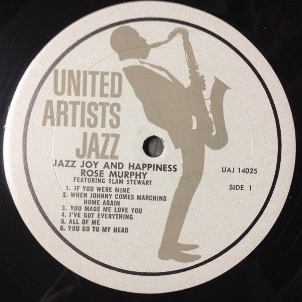 Rose Murphy Featuring Slam Stewart : Jazz, Joy And Happiness (LP, Album)