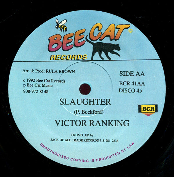 Papa San, Victor Ranking : Murder / Slaughter (12", Maxi)