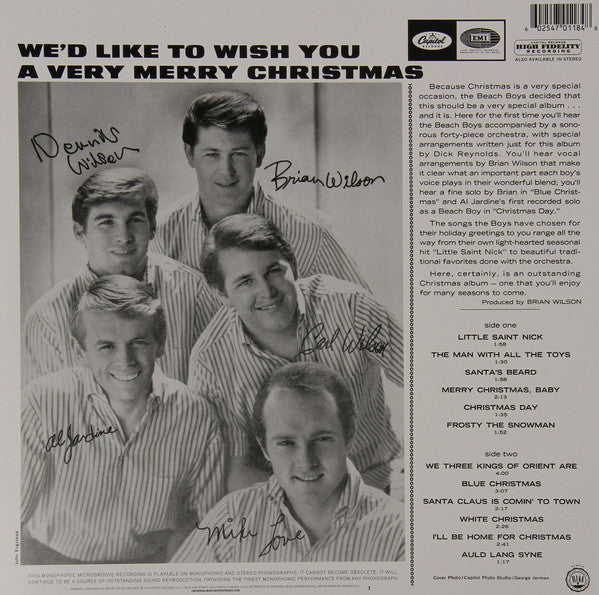 The Beach Boys : The Beach Boys' Christmas Album (LP, Album, Mono, RE)