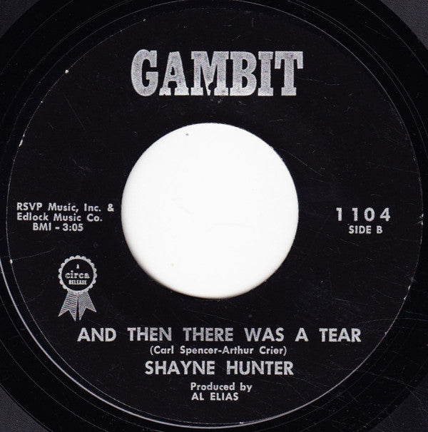 Shayne Hunter : Lots Of Luck To You, Dear (7", Styrene)