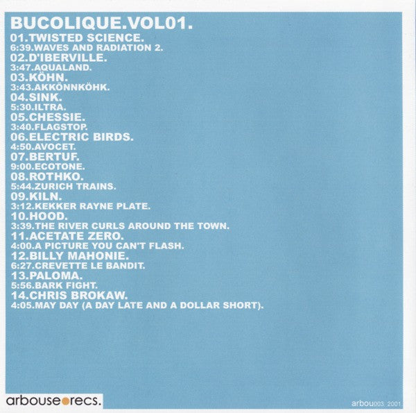 Various : Bucolique Vol. 1 (CD, Comp)