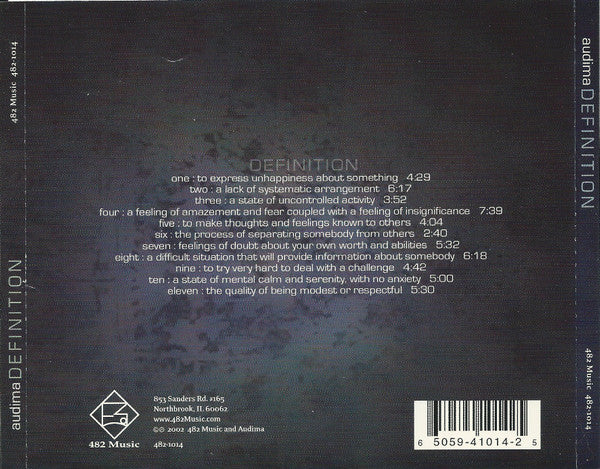 Audima : Definition (CD, Album)