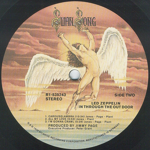 Led Zeppelin : In Through The Out Door (LP, Album, RE, RM, "A")