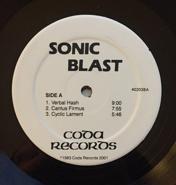 Rich Corpolongo*, Joe Daley (5) : Sonic Blast (LP, Album)