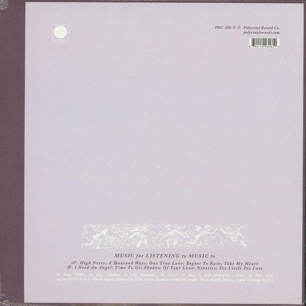 La Sera : Music For Listening To Music To (LP, Album, Whi)