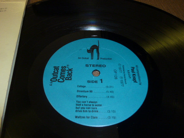Paul Knopf : Outcat Comes Back (LP, Album)