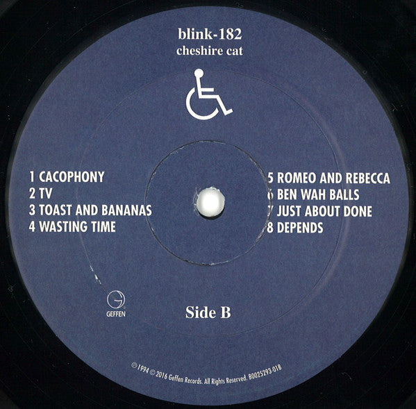 Blink-182 : Cheshire Cat (LP, Album, RE, 180)
